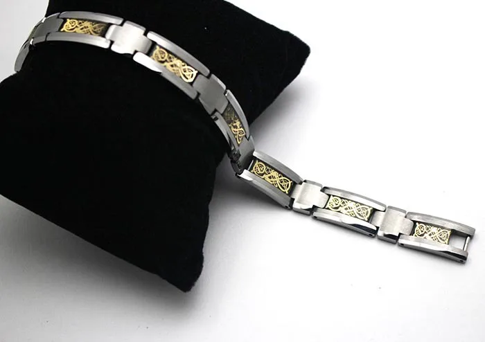 Лидер продаж 2017 вольфрамовые браслеты золотого цвета для мужских ювелирных