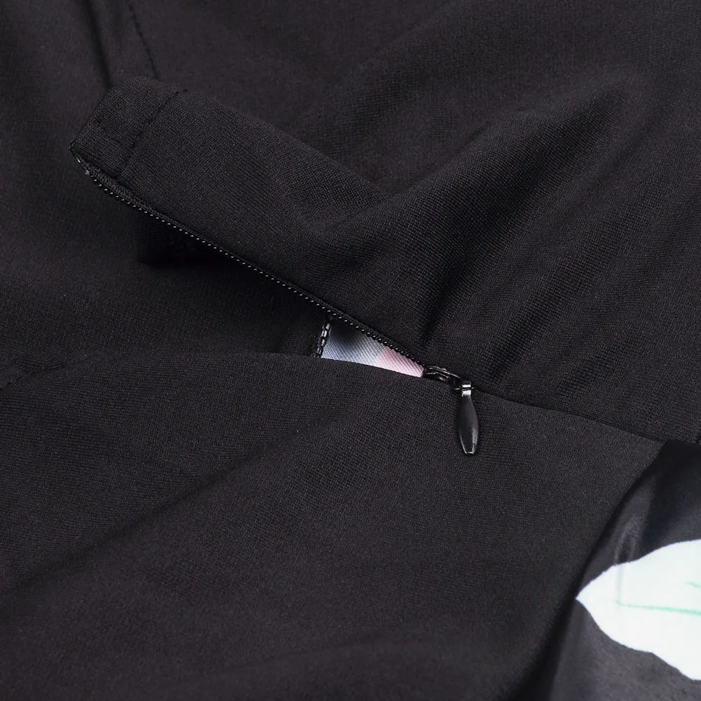 Новые летние Холтер печати качели женское платье полный с цветочным принтом