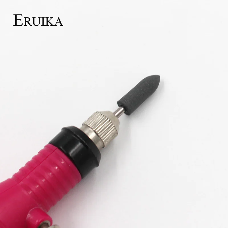 Eruika 1 шт. длинные пуля голову гвоздь дрель резиновый кремния Материал Биты Nail Буфера машина для маникюра Nail Art Аксессуары
