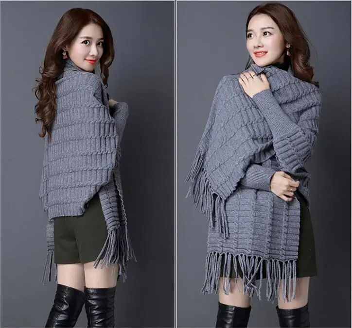 2020 Women Sweaters For Winter Wrap And Swing Leisure Long Sleeve Women's Slim Thin Out Jacket Section Tops |