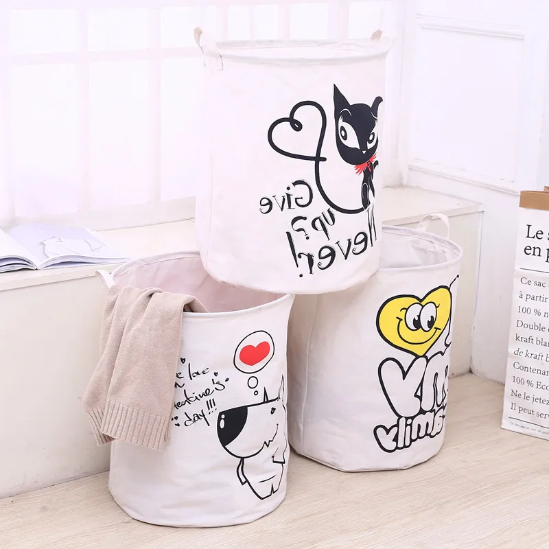 Мультяшная корзина для белья MICCK игрушка ведро хранения большая грязного