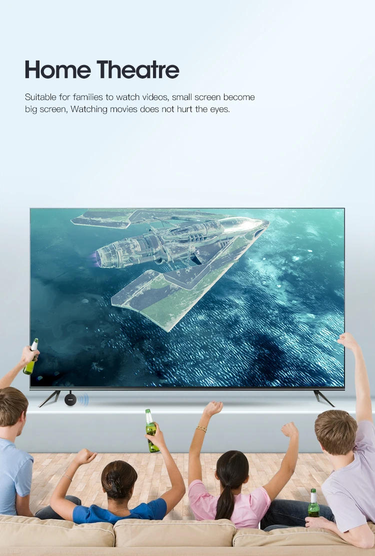 NOHON HDMI приемник для iPhone 8 X iPad samsung huawei Xiaomi беспроводной дисплей LAN 5 ГГц антенный адаптер домашний кинотеатр образование