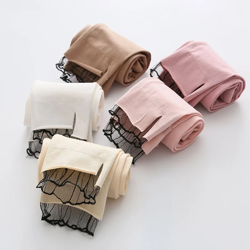 Детские брюки для девочек женские хлопковые леггинсы длиной до щиколотки с