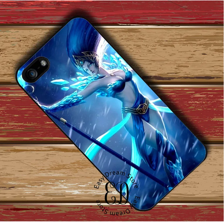 Жанна Лига Легенда LOL чехол для iPhone X 4 5 SE 5C 6 6S 7 8 плюс Samsung J7 s4 S5 Mini S S8 S9 Edge Plus