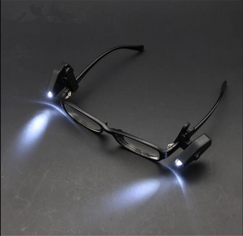 2 шт. универсальные портативные гибкие светодиодные лампы для чтения|led eyeglass clip|clip
