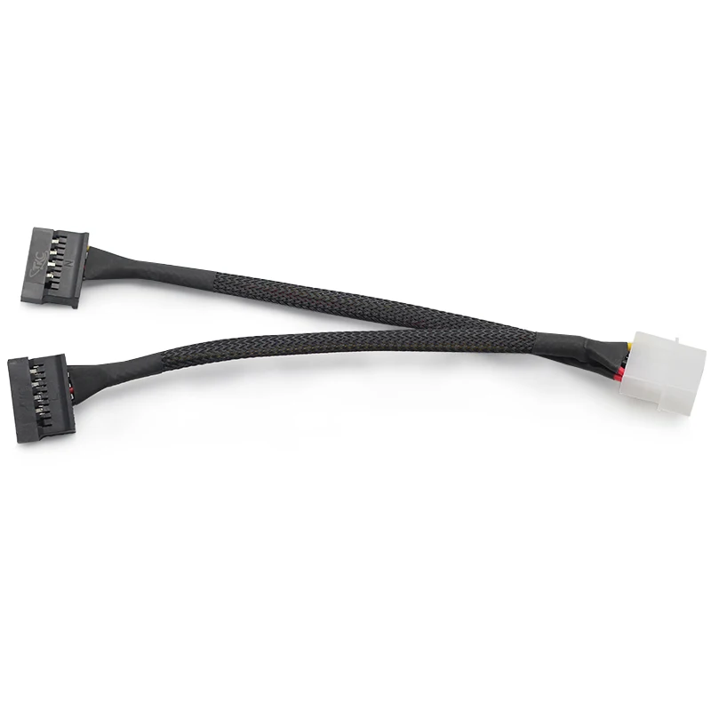 Del Molex большой 4Pin к SATA линия передачи питания IDE D порт одна точка две линии