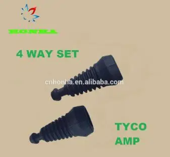 100 шт./лот 2 3 4 5 6 способов/Pin Superseal AMP/Tyco резиновые водонепроницаемые сапоги/муфты