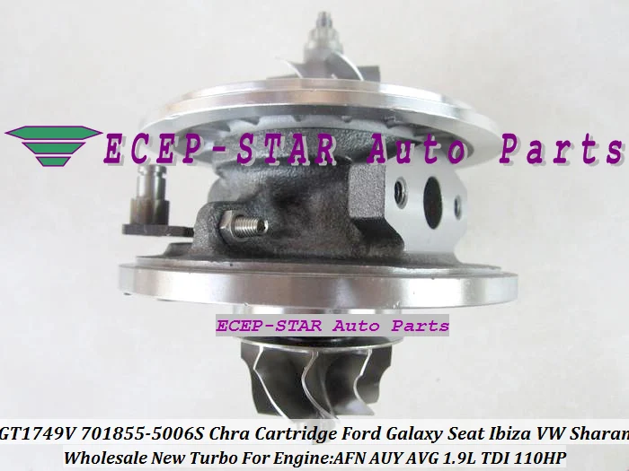 Турбокомпрессор GT1749V 701855 5006S для Volkswagen VW Sharan Galaxy Seat Ibiza AFN AUY AVG 1.9L 110HP|turbocharged