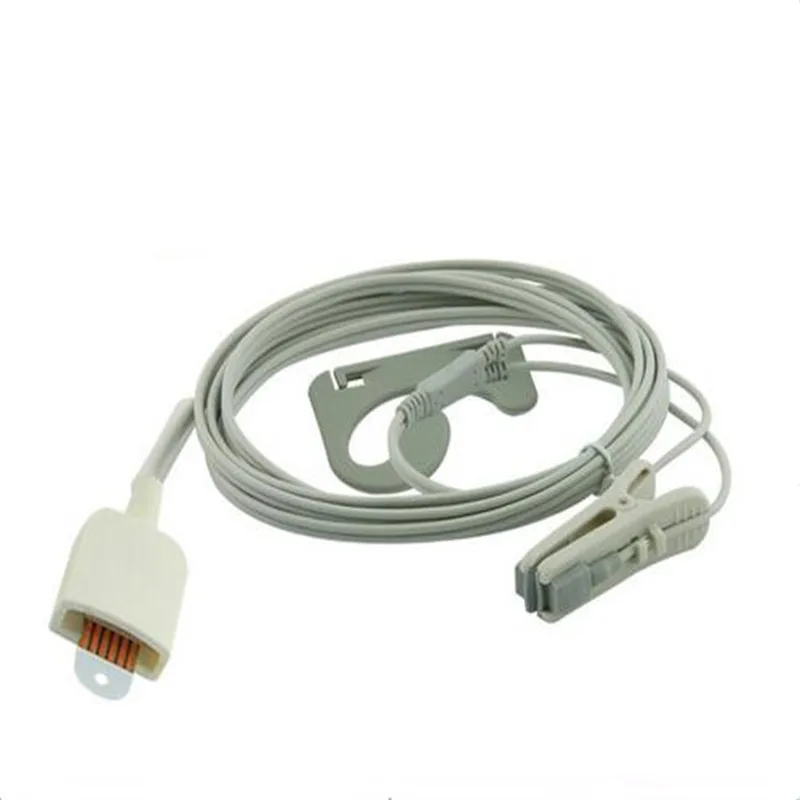 Бесплатная доставка ТПУ совместимый с Masimo Pro1000 6Pin Veterinary/Animal Ear Spo2 Sensor Probe Pulse Oximeter