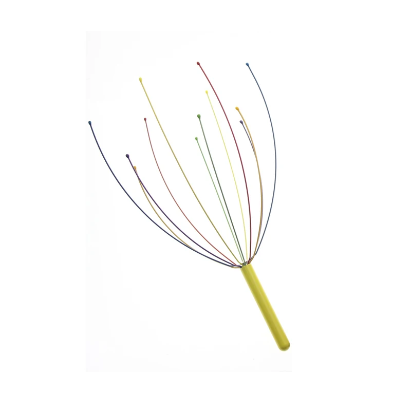 2 шт./компл. желтая ручка Радуга хорошее качество ручной массажер для головы|massage