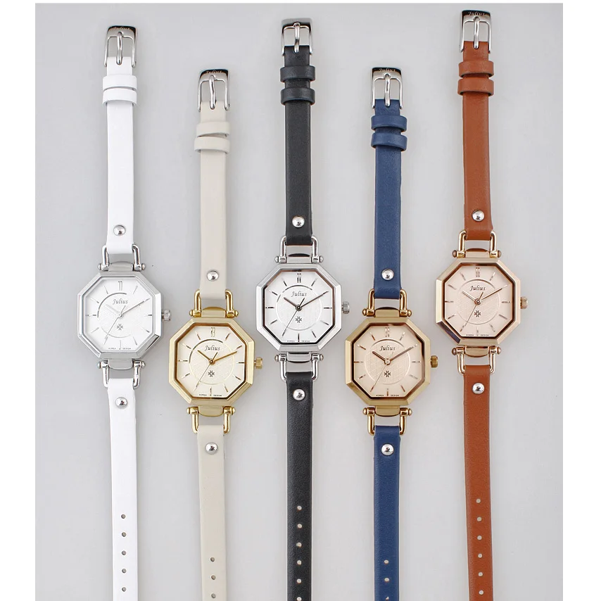 Женские японские кварцевые часы простые браслет современный классический