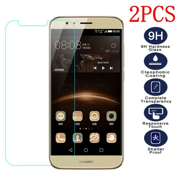 Закаленное стекло для Huawei G8 GX8 2 шт. протектор экрана защитная пленка G7 plus D199 |