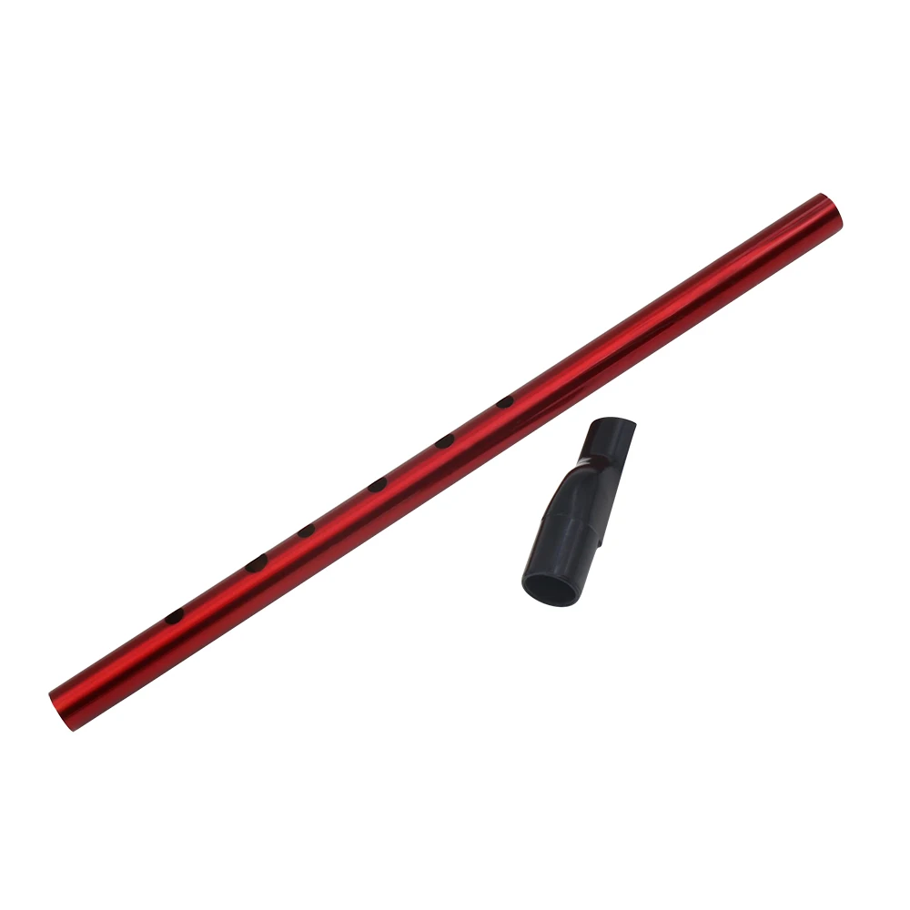 Латунная D клавишная ирландская флейта красная Tinwhistle музыкальный инструмент Ireland