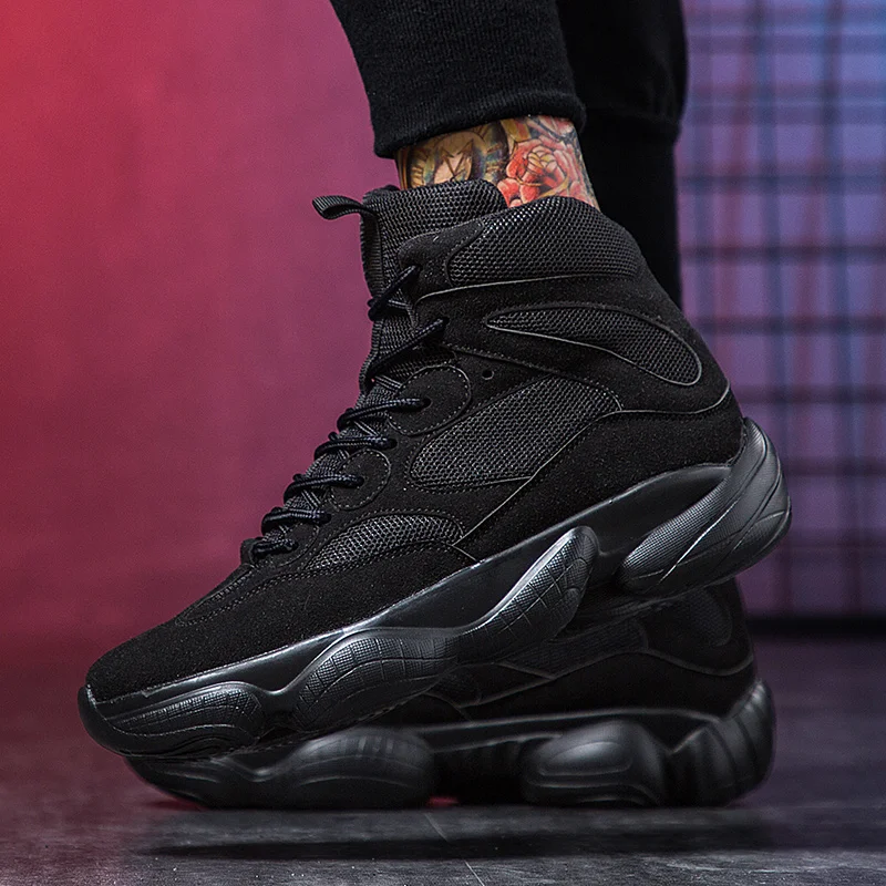 Новая модная трендовая повседневная мужская обувь высокого качества дышащая