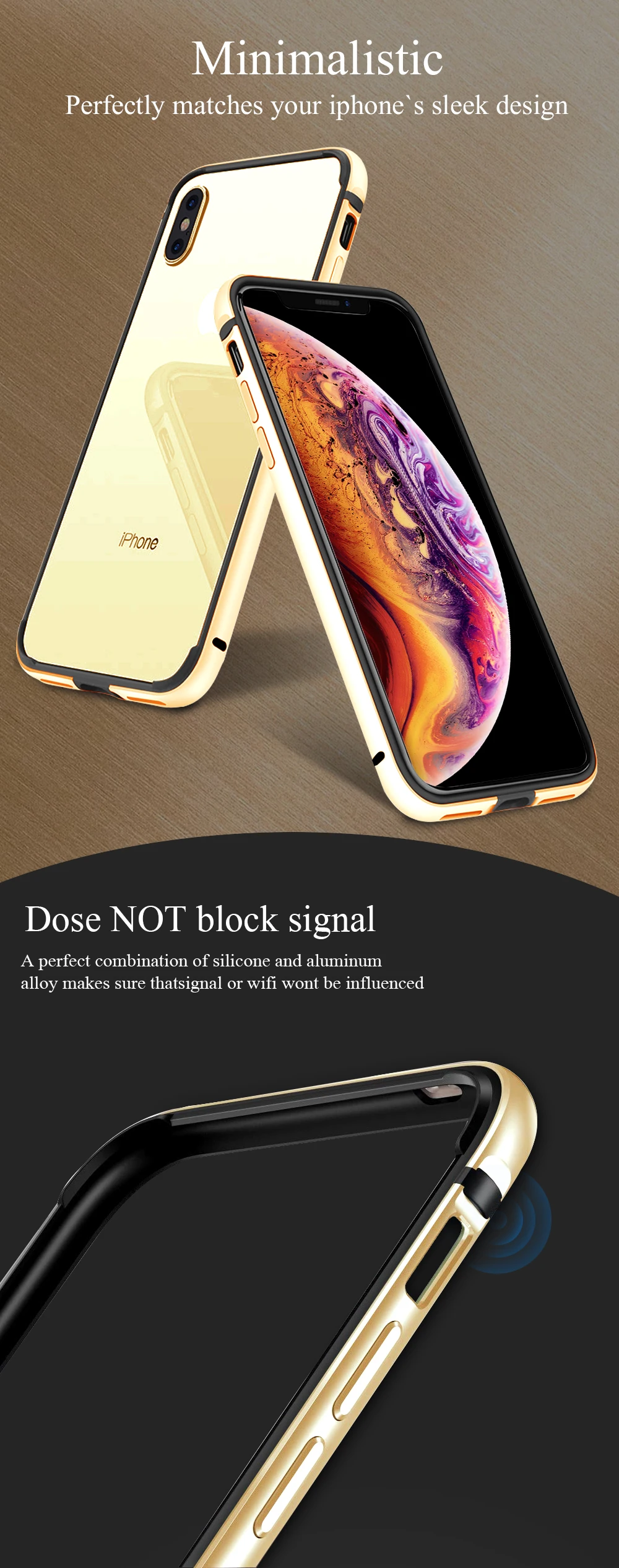 Чехол-бампер для iphone 11 Pro Max XS MAX XR X, алюминиевая силиконовая рамка, чехол для iphone 11, iphone XR, золотые роскошные аксессуары