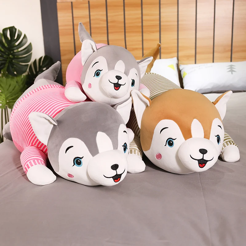 

Husky plush toy dog doll Erha doll lovely pillow sleeping long pillow super soft doll