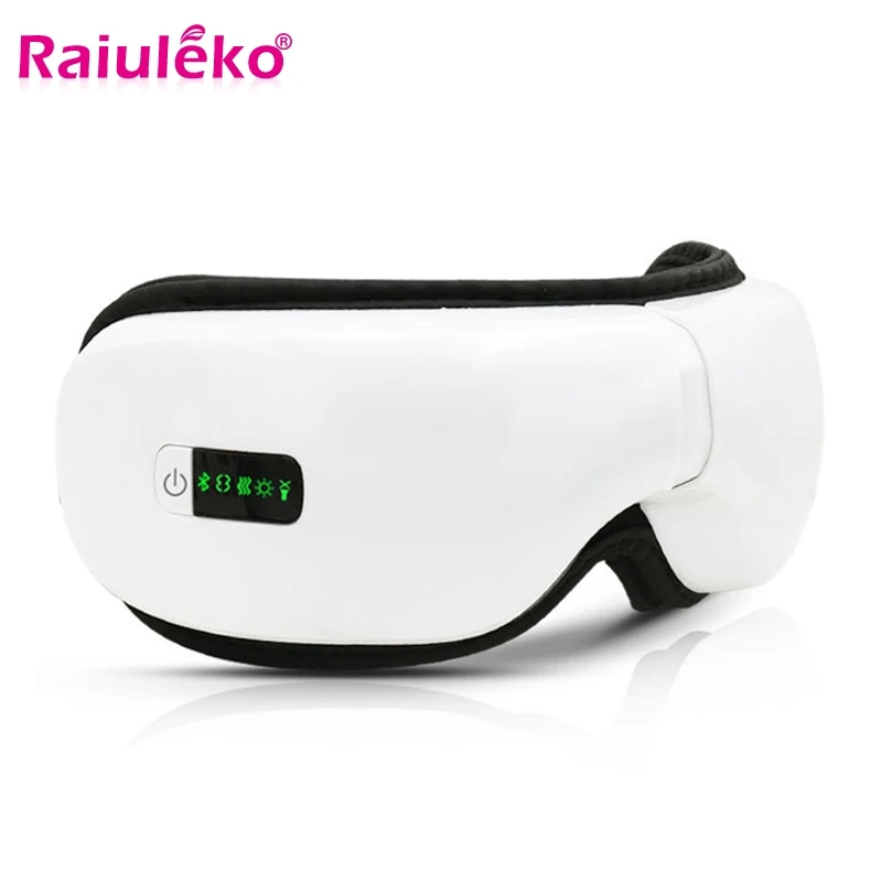 Умный Bluetooth Музыкальный беспроводной массажер для глаз Электрический ИК
