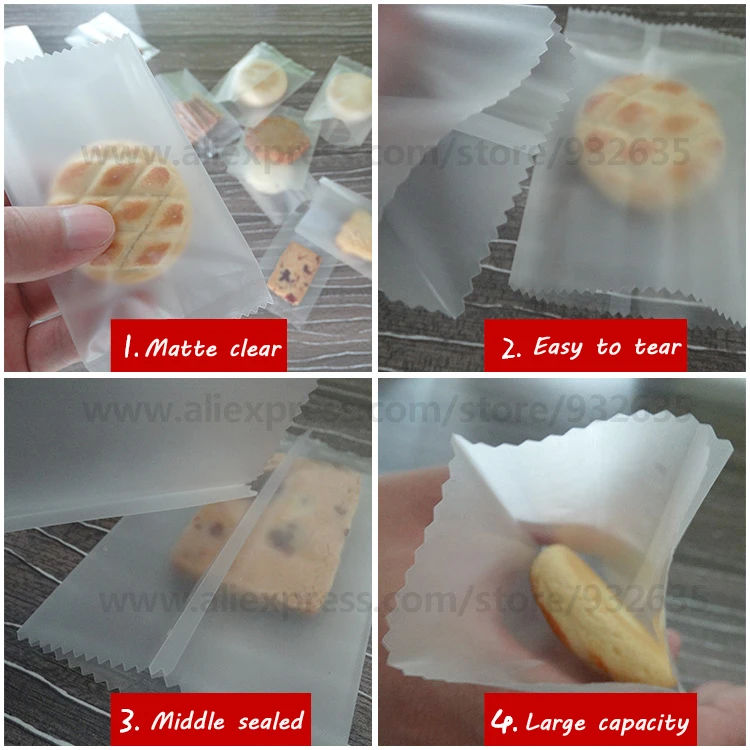 Плоский матовый прозрачный термопакет пакетик для ароматизированного чая и