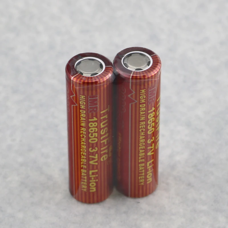 2 шт. оригинальный TrustFire IMR 18650 3 7 в 2000 мАч литий ионный аккумулятор с высокой
