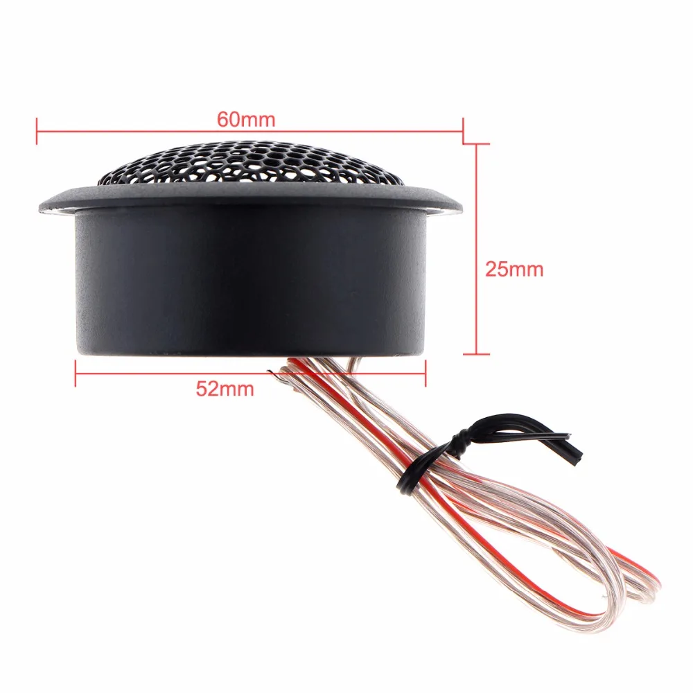 2 шт. LaBo 12V 120W 92dB 2500-20 кГц Частотный автомобильный Купольный Твитер Громкий Динамик Аудио Громкий Динамик Авто Радио Стерео высокочастотные динамики