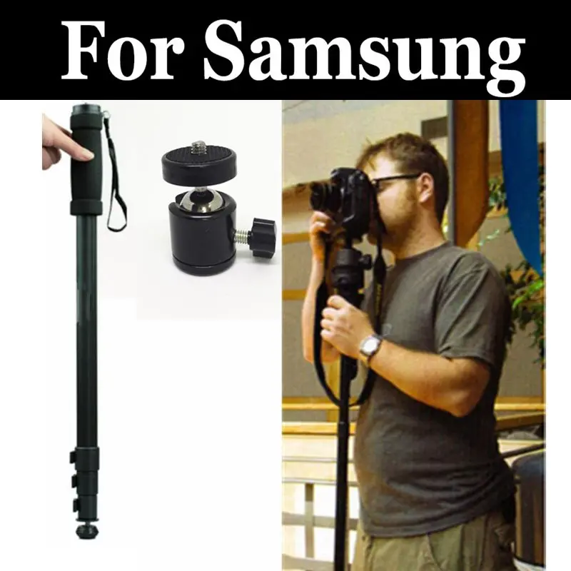 Монопод углеродного волокна 5-этап рычаг сумка для samsung Pl100 Pl120 Pl150 Pl170 Pl200 Pl210 Hz30w Hz35w