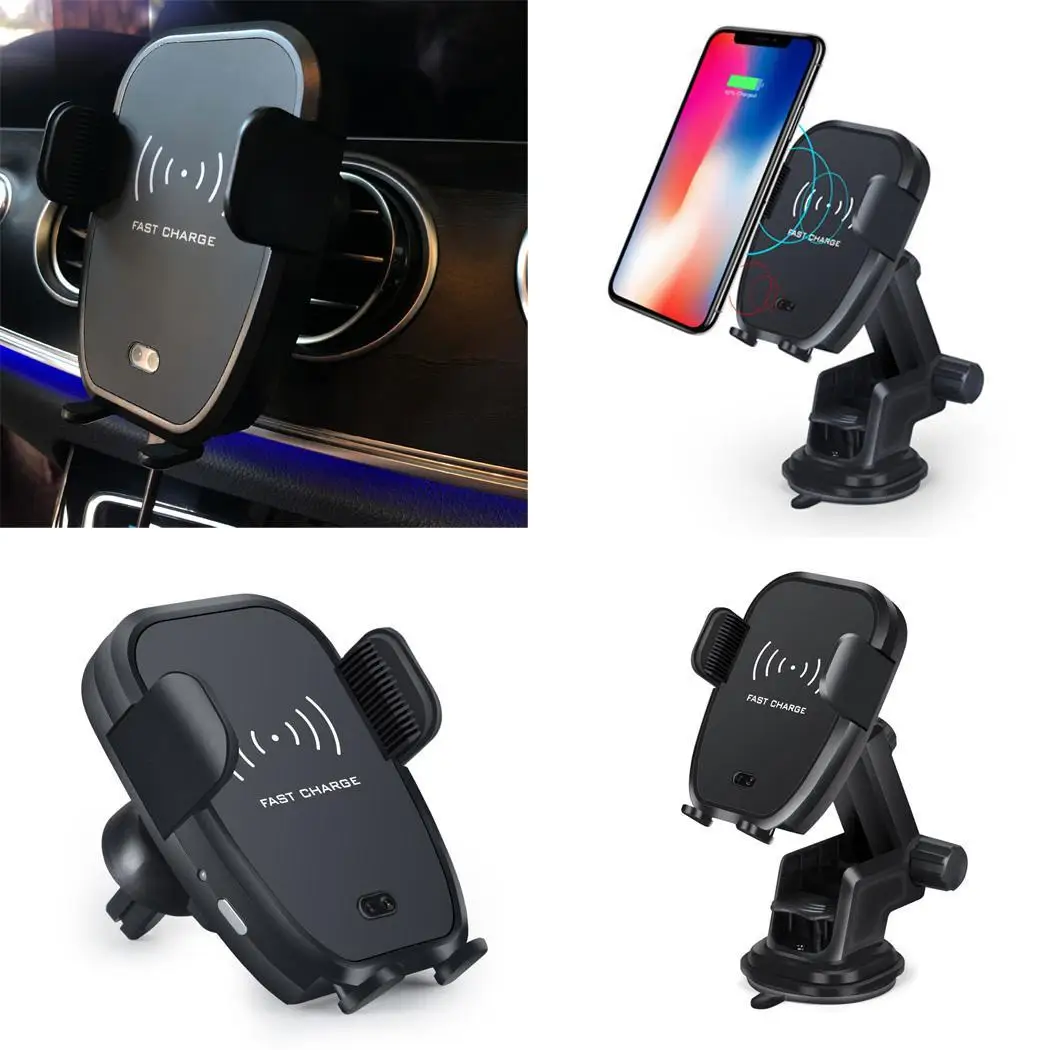 Rotatable Infrared Induction Touch Wireless Car Charger Phone 76% 10W Holder Charging Mobile About 2.5 Hours | Мобильные телефоны и