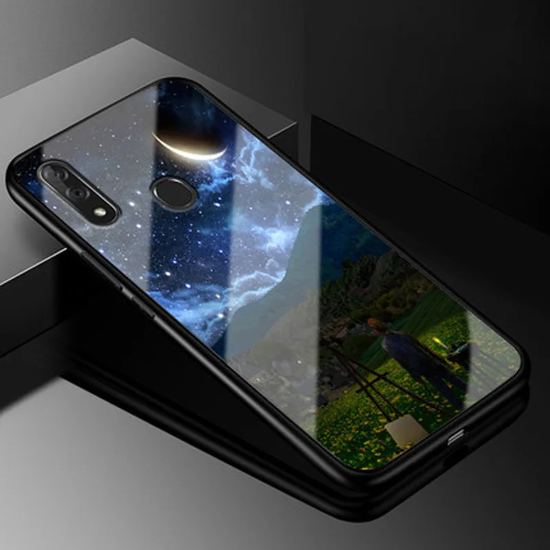 Для zte blade V10 чехол с животным узором из закаленного стекла мультяшный взрывозащищенный чехол для zte blade V10 V1000 противоударный стеклянный чехол