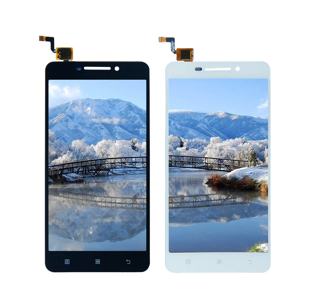 Для Lenovo A5000 2 вида цветов Сенсорный экран дигитайзер ЖК дисплей в сборе с