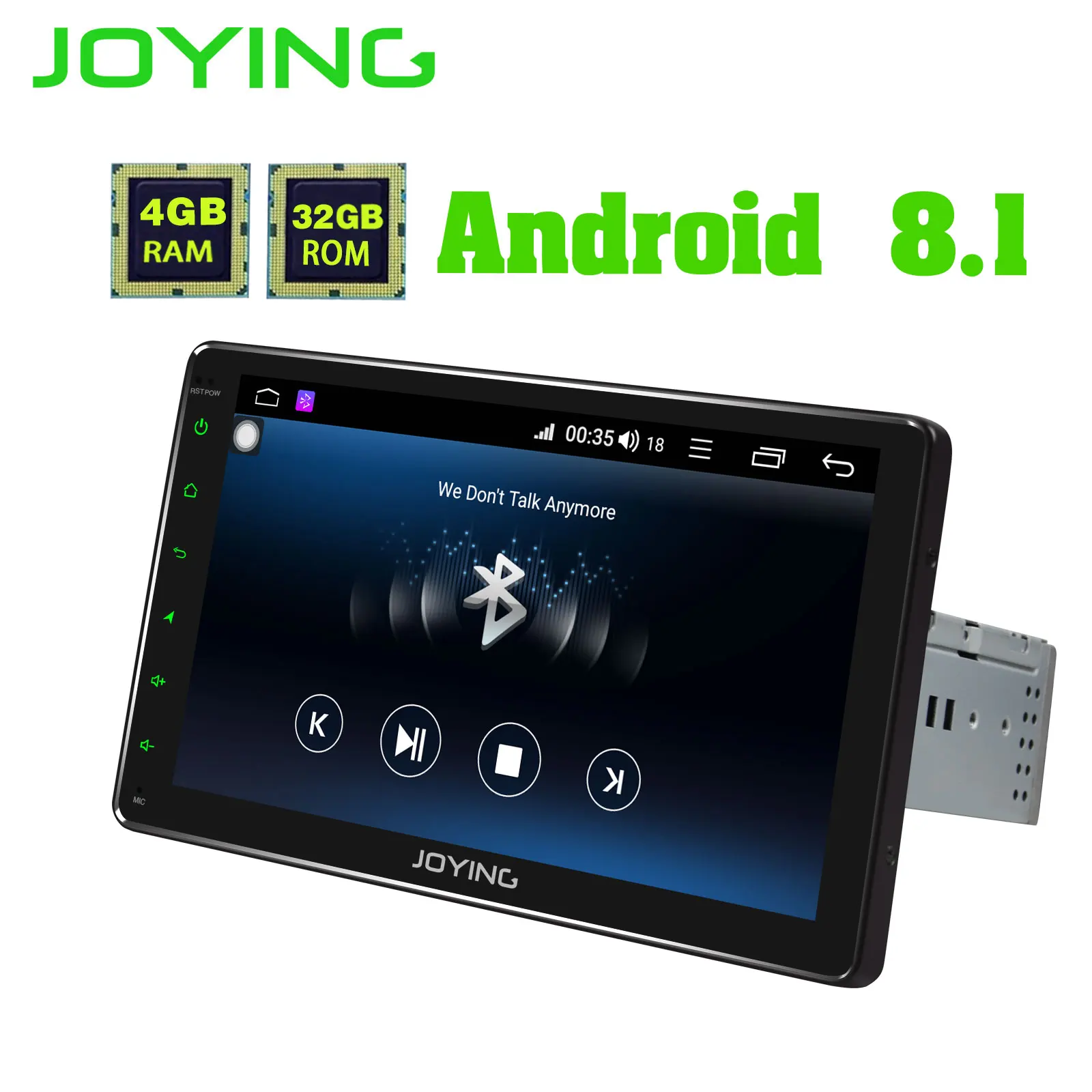 Joying один DIN 9 &quotУниверсальный Android 8 1 автомобильный радиоприемник стерео
