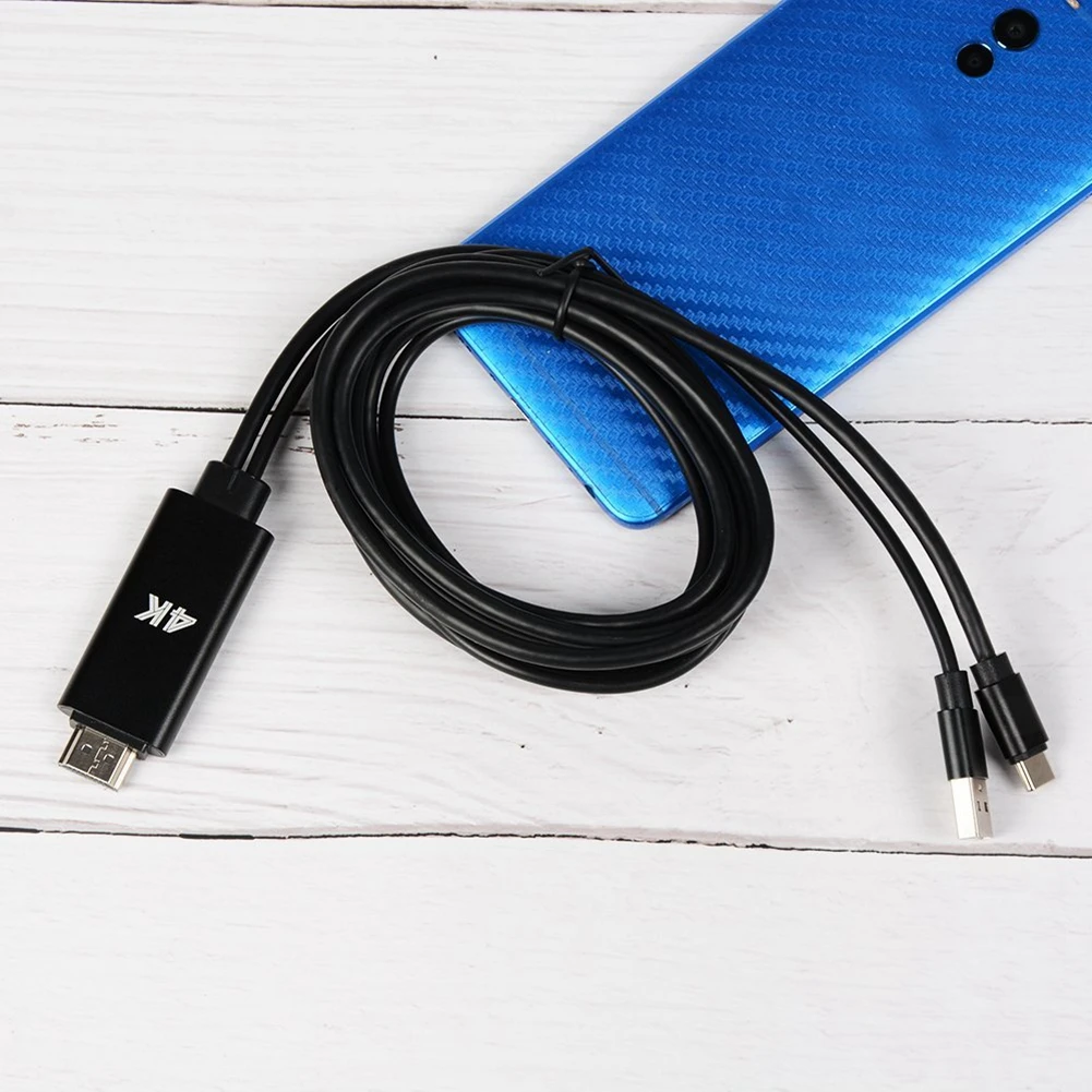 Топ USB 3 1 Тип C телефон к HDMI ТВ/HDTV видео кабель для Samsung Galaxy S8 S9 Plus | Электроника
