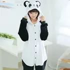 Пижама Кигуруми для мальчиков и девочек, пижама с рисунком панды, комбинезон для взрослых и мужчин