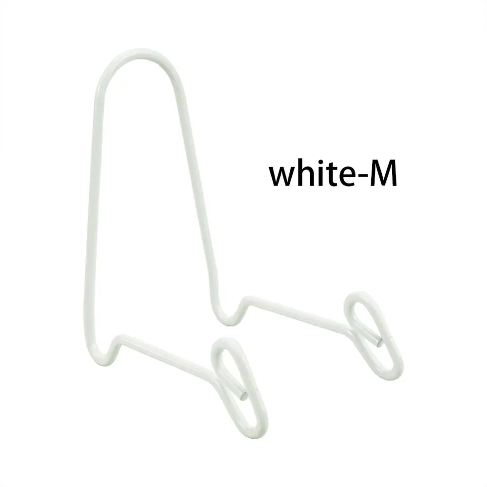 White-M Artlive Дисплей мольберт со стойкой железная чаша подставки для дисплея Большие глубокие чаши, тарелки и глубокие блюда - Цвет: White-M