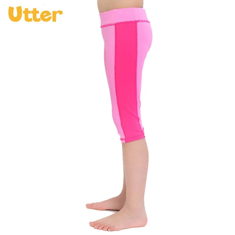 Летние Детские купальники UTTER с мультяшным принтом пляжные короткие брюки защита