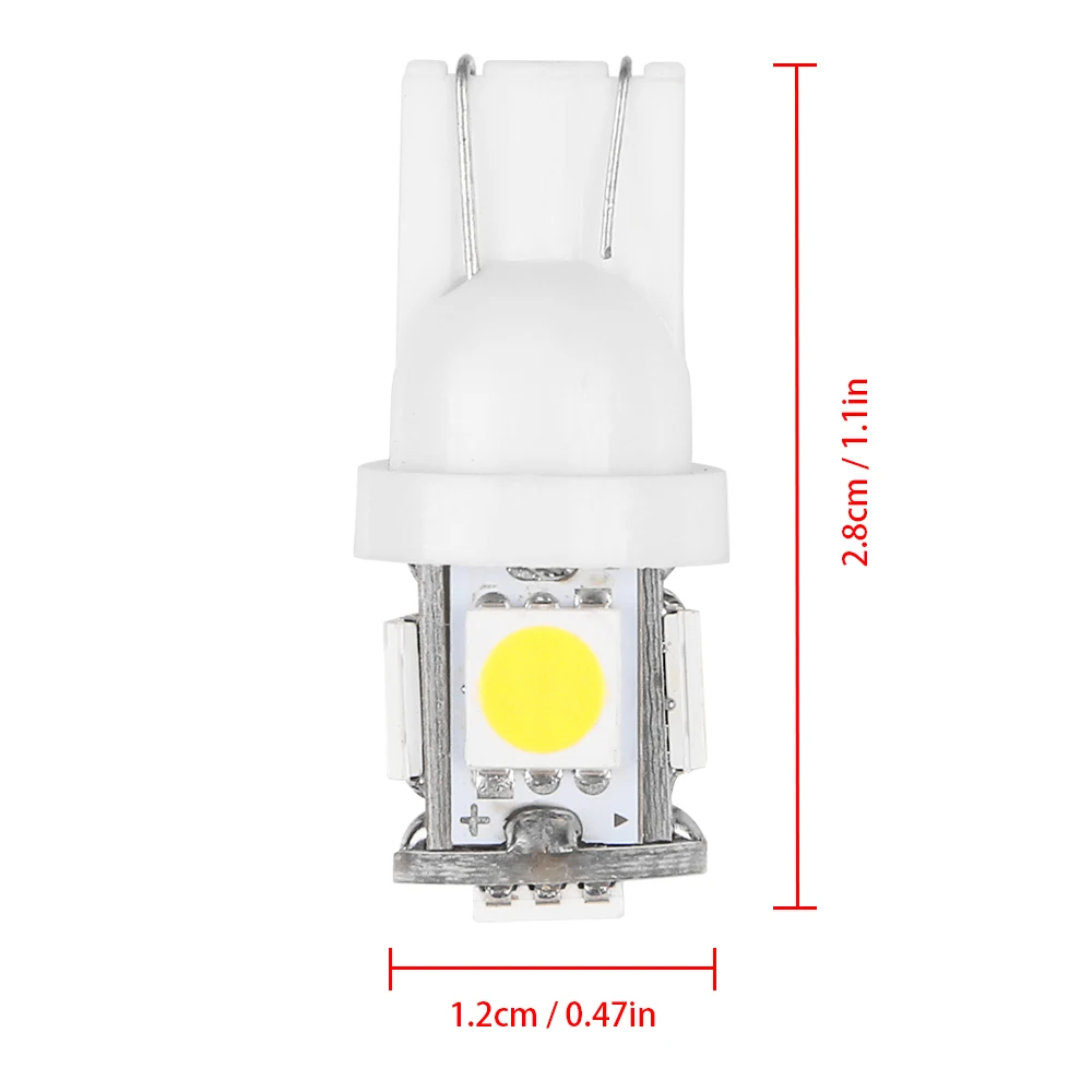 

10PCS Universal Aluminium Car Auto Canbus T 10 LED Lamp Auto Width Display Lamp LED Light Bulb Clearance Light Car Side Light