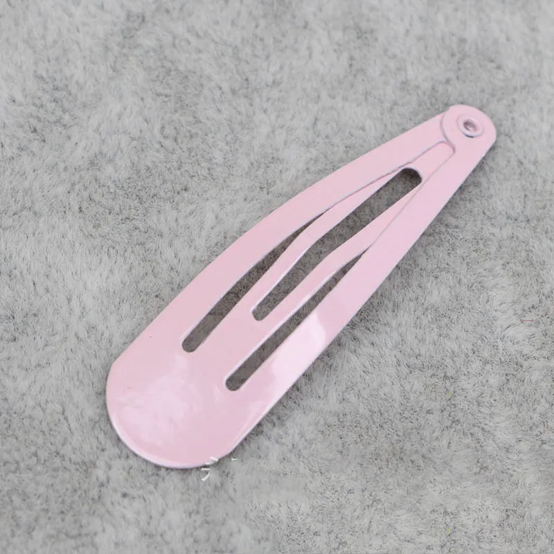 Pink 20 шт 5 см красочные заколки Детские заколка с застежкой установка эмалированные заколки База аксессуары поставщик для Diy ювелирных изделий - Цвет: Pink