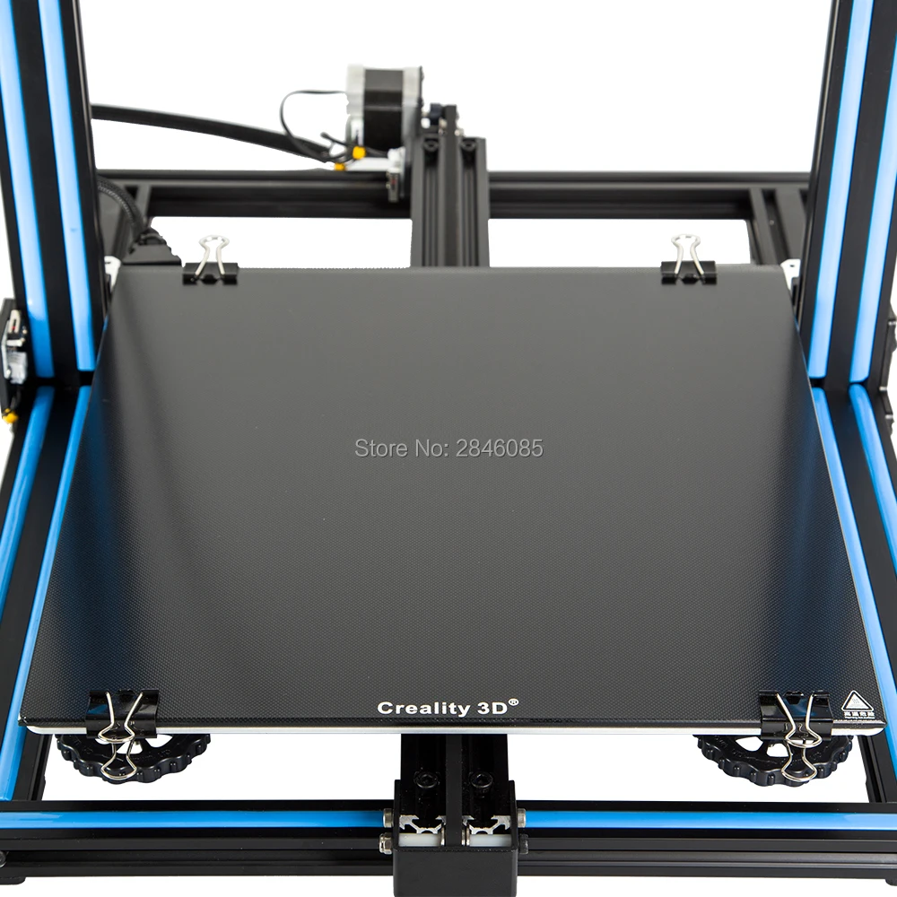 Creality 3D ультрабук 3d принтер платформа Подогреваемая кровать сборка поверхности стеклянная пластина 310x310x3 мм для MK2 MK3 Горячая кровать