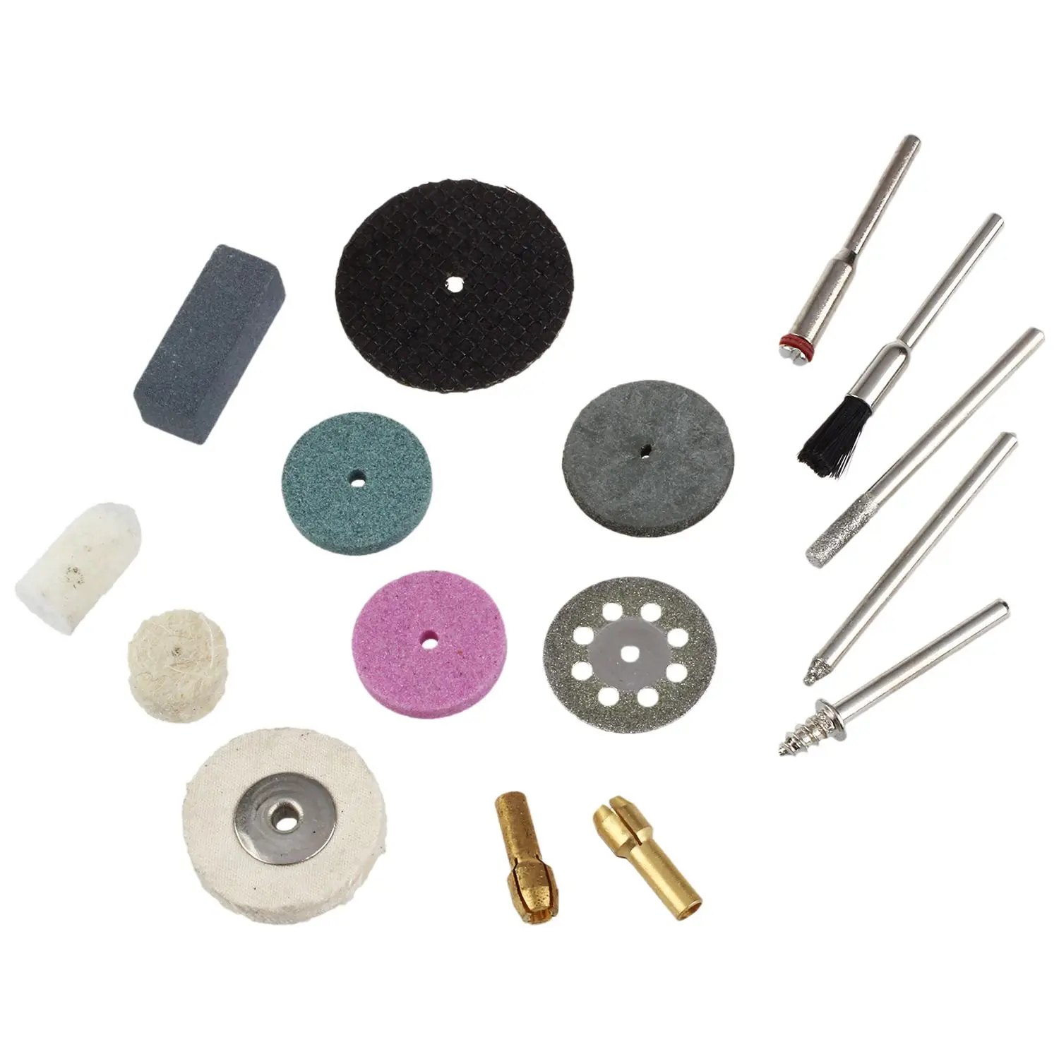 

216 Pcs Rotary Tool Accessory Grinding Polishing Cutting Bit Kit Set for Dremel