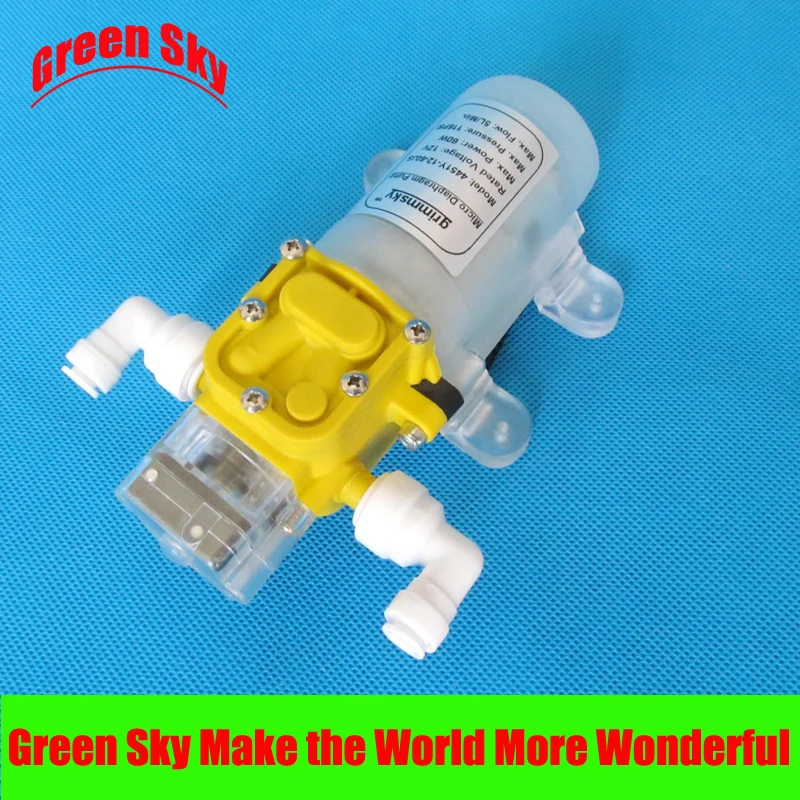 

5L/Min 60W 12v dc water purifier automatic switch intelligent high pressure micro diaphragm water pump
