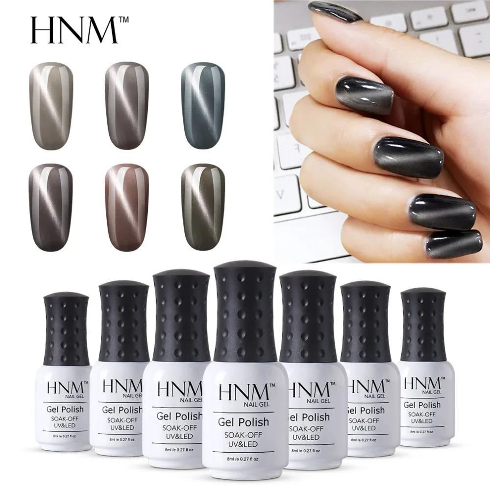 HNM Серый Солнцезащитные очки &quotкошачий глаз&quot Lucky лак Эмаль! Полупостоянная