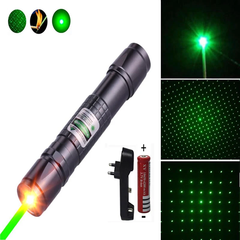 

outdoor green Laser Pointer hunting lazer tactical Laser sight Pen 532 nm 5mW 303 Burning laserpen Powerful laserpointer