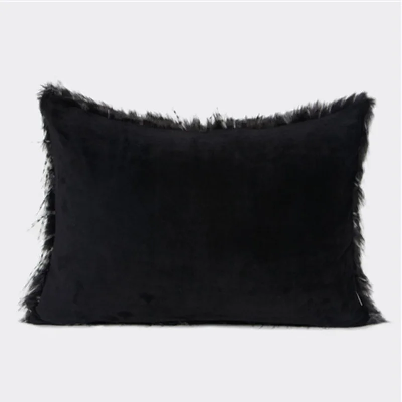 Наволочка из искусственного меха Плюшевые Декоративные подушки для дивана
