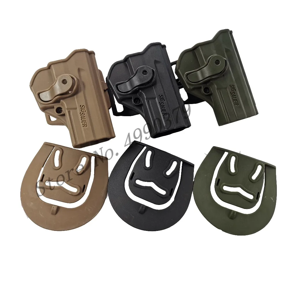 Totrait тактический страйкбол P1290 полимер удержание Roto талии кобура для Sig Sauer Pro