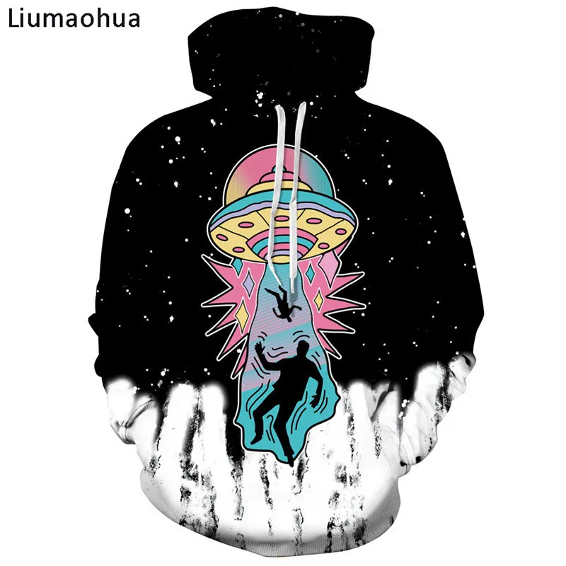 Liumaohua брендовые 3D толстовки мужские анти Social Club с принтом черепа худи свободные