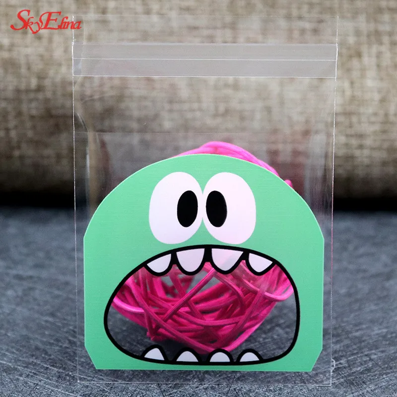 Пакеты для конфет 100 шт. самоклеящиеся пакеты украшения печенья подарки DIY