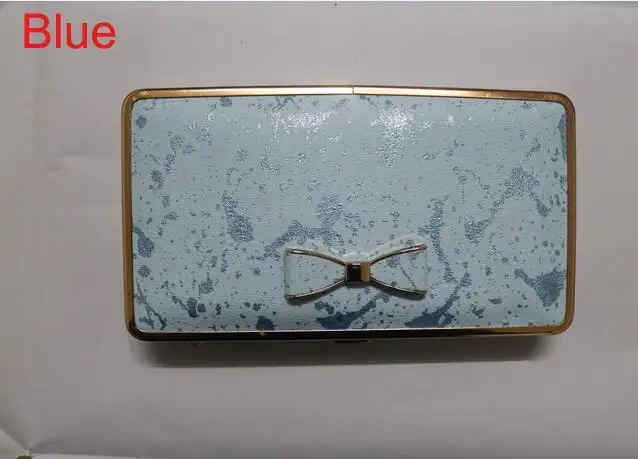 blue Брендовый кошелек, женский кошелек, держатель для карт, карман для мобильного телефона, искусственная кожа, женская сумка на цепочке,, женский клатч, кошельки, 451 - Цвет: blue