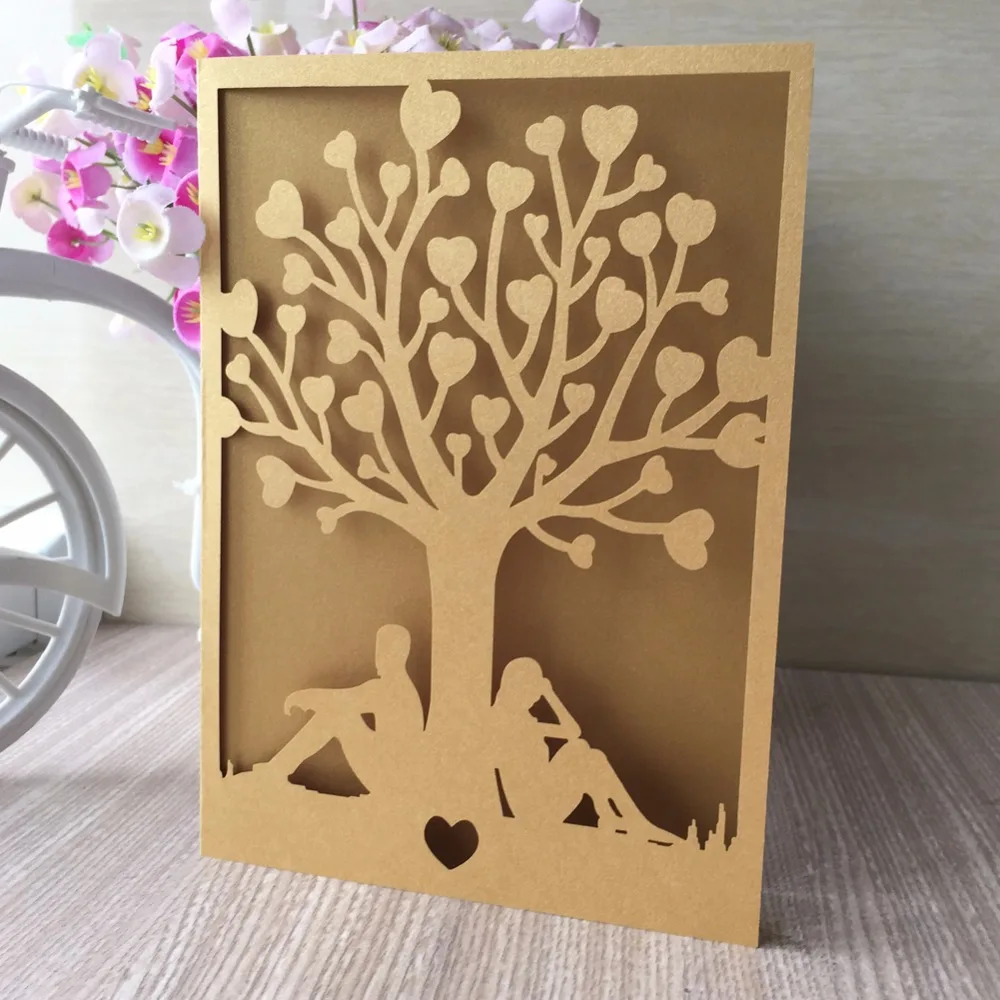 50 шт. свадебные приглашения в виде конверта|decorate card|laser cut invitacioneswedding invitation card envelope
