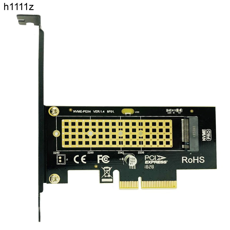 Tarjetas adicionales H1111Z para M.2 PCI Express SSD/NVME M2 PCI Express, Adaptador...