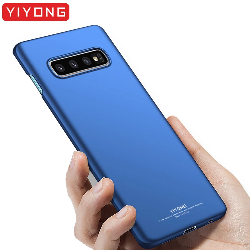 S10 S10E чехол YIYONG матовый чехол для samsung Galaxy S10 Plus S9 чехол S10 E PC чехол для samsung S10 S9 Plus S 10 Lite чехол s