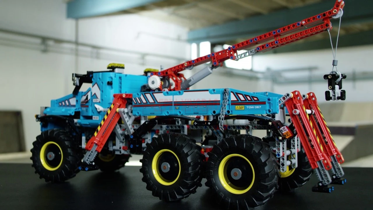 LP 20056 Technic комплекты конечной вездеход 6X6 комплект дистанционного управления для грузовика строительные блоки кирпичи Lelyesings игрушки Клон 42070