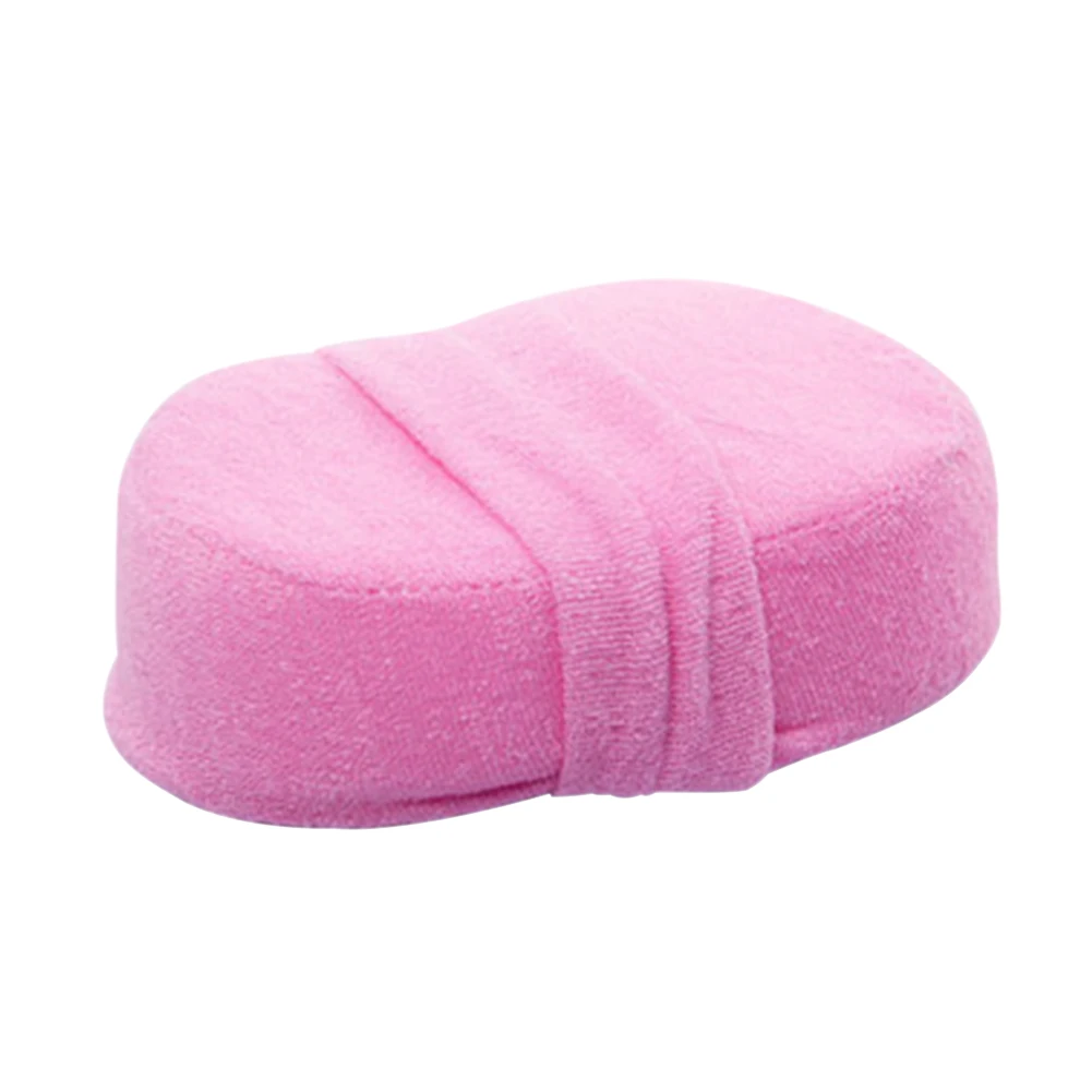 Розовый Loofah Массажная мочалка Мочалка для тела щетки для мытья Массажер для душа щетка для спа подушка для мытья тела кожи - Цвет: Розовый